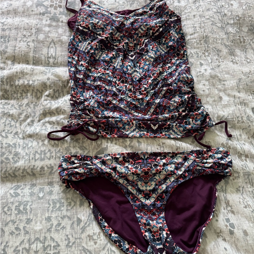 Athleta Multicolor Bikini Set